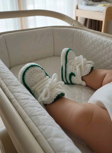Scarpine uncinetto neonato - scarpine,